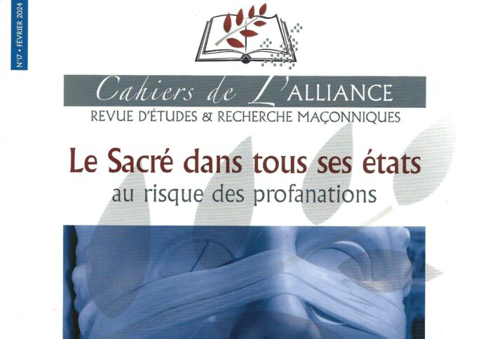 Cahiers de L'Alliance n° 17 – Revue d’études et de recherche maçonniques
