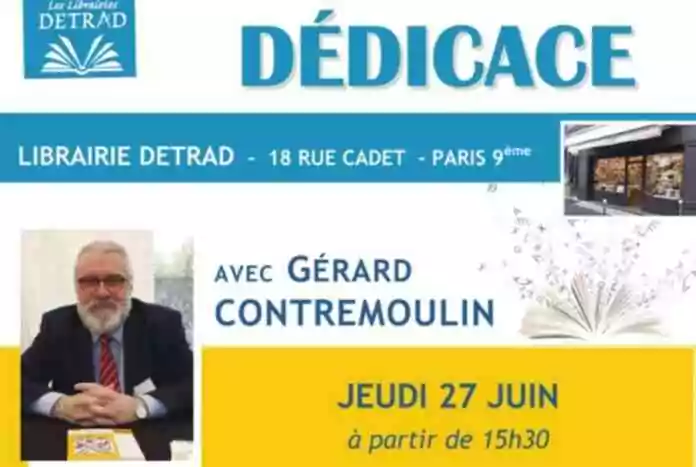Gérard Contremoulin en dédicace chez DETRAD