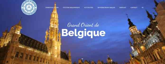 Grand Orient de Belgique : Page d’accueil du site Internet