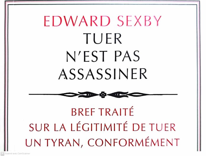 Tuer n'est pas assassiner