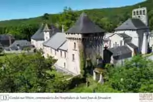 Patrimoine Templier & Hospitalier en vallée de la Vézère, Condat-sur-Vézère