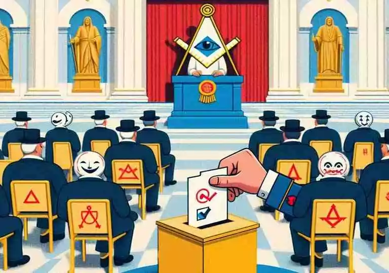 Simulacre de démocratie dans les Convents maçonniques
