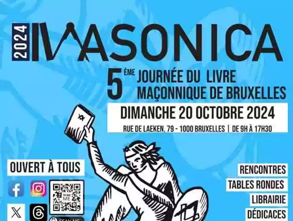 20/10/2024&nbsp;: Masonica Bruxelles – La journée du livre maçonnique