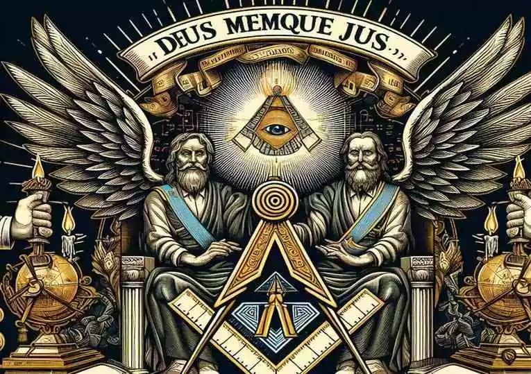 Devises maçonniques&nbsp;: Deus Meumque Jus