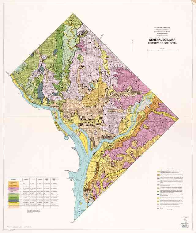 Plan du District of Columbia (image domaine public)