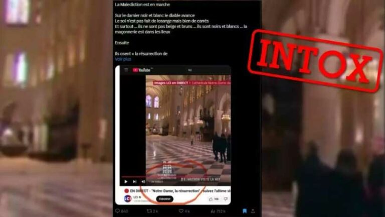 INTOX : Aucun symbole maçonnique n’a été ajouté à Notre-Dame lors de sa restauration