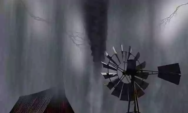 windmill, barn, twister, ranch, tornado, violent storm, storm, heavy rain, lightning, night, tornado, tornado, tornado, heavy rain, heavy rain, heavy rain, heavy rain, heavy rain