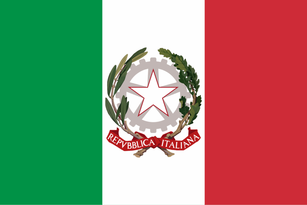 Italie, pavillon d'État