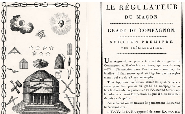 Le Régulateur du Maçon 1801 - Source BnF-Gallica