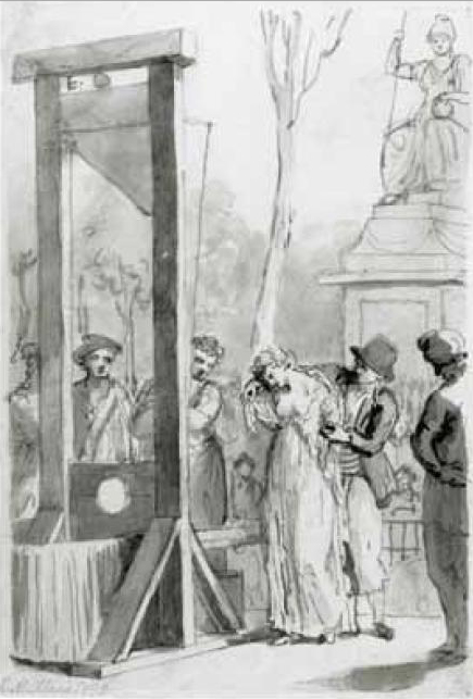 Olympe de Gouges à l’échafaud