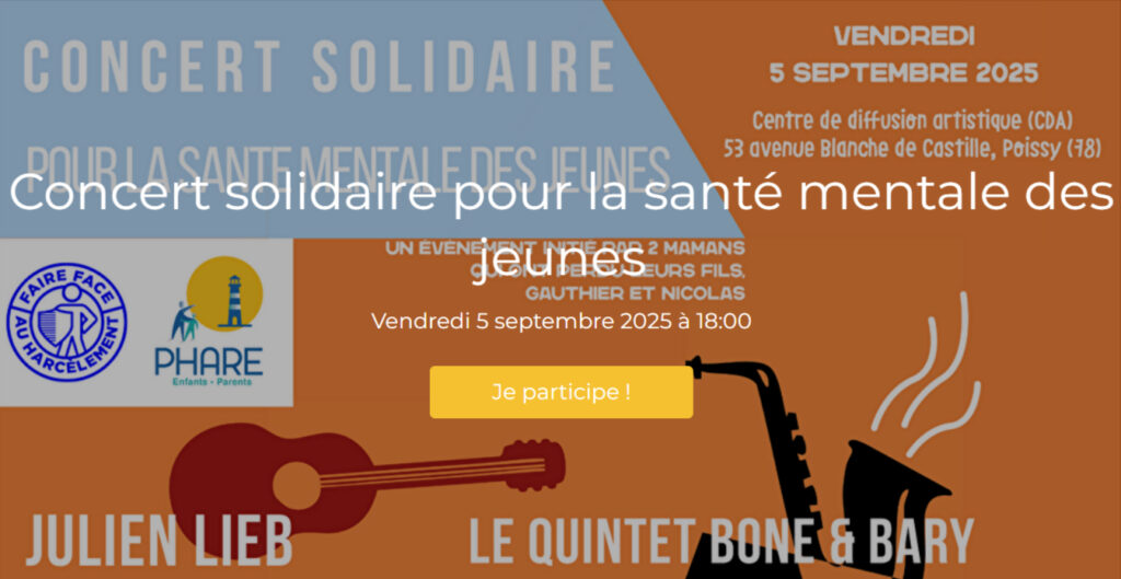 Concert solidaire pour la santé mentale des jeunes