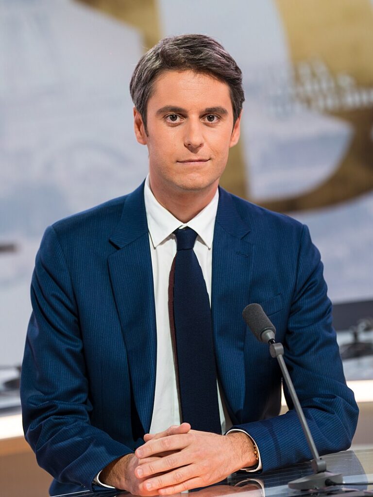 Gabriel Attal en 2025 - Source Wikimedia Commons