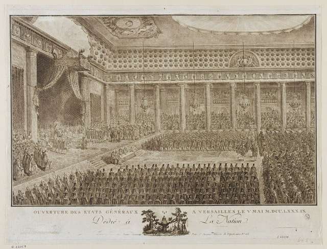 Ouverture des États généraux, Versailles, 5 mai 1789