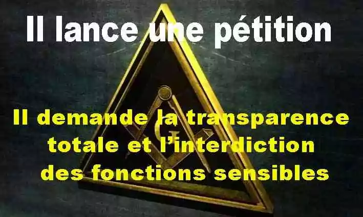 Pétition Antimaçonnique&nbsp;: «&nbsp;La chasse aux sorcières&nbsp;?&nbsp;»
