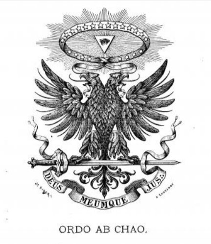 L'aigle bicéphale dessiné pour le Convent de Lausanne