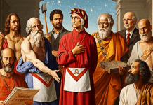 L’initiation de Dante en franc-maçon