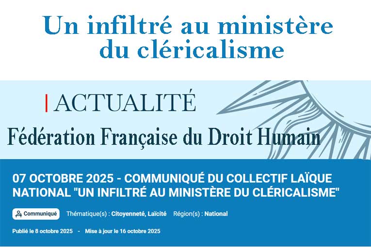 Un infiltré au cœur de l’éducation : le collectif laïque national dévoile les menaces sur la laïcité scolaire