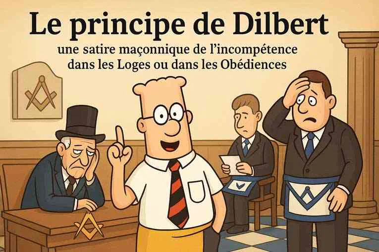 «&nbsp;Le principe de Dilbert&nbsp;» : une satire maçonnique de l’incompétence dans les Loges ou dans les Obédiences