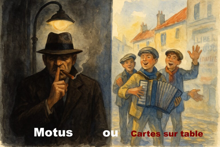 Motus ou cartes sur table