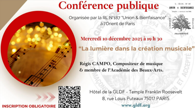 10/12/25 – GLDF : conférence publique avec Régis Campo à Paris