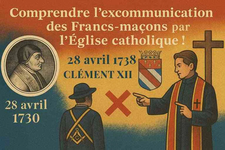 Comprendre l’excommunication des Francs-maçons par l’église catholique&nbsp;!