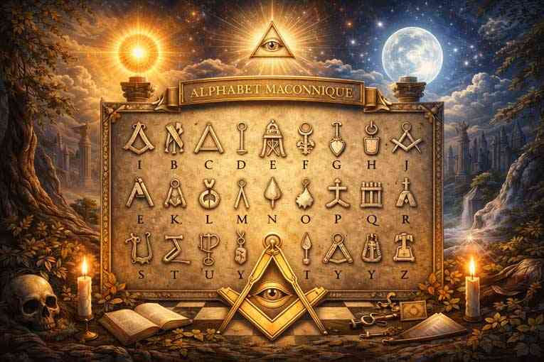 A comme Alphabet maçonnique