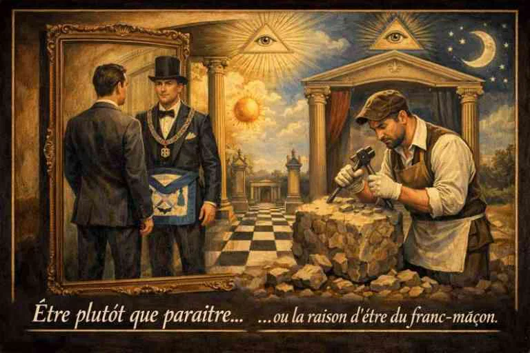 Être plutôt que paraître, ou la raison d’être du franc-maçon