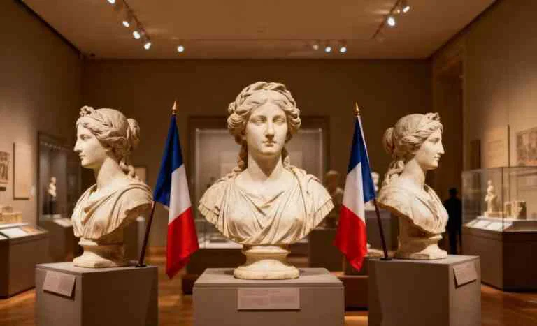 L’exposition «&nbsp;Marianne, miroir de la République laïque française&nbsp;», à Nîmes (Gard)