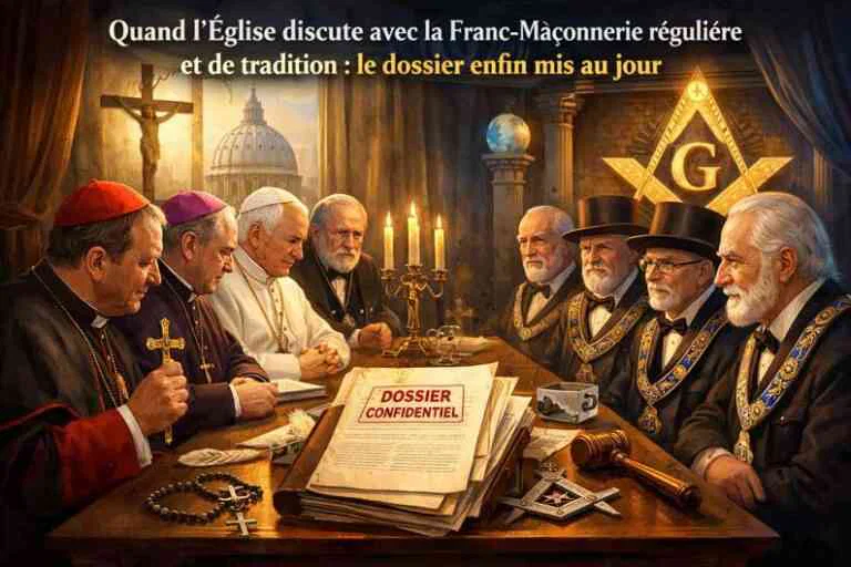 Quand l’Église discute avec la Franc-maçonnerie régulière et de tradition&nbsp;: le dossier enfin révélé