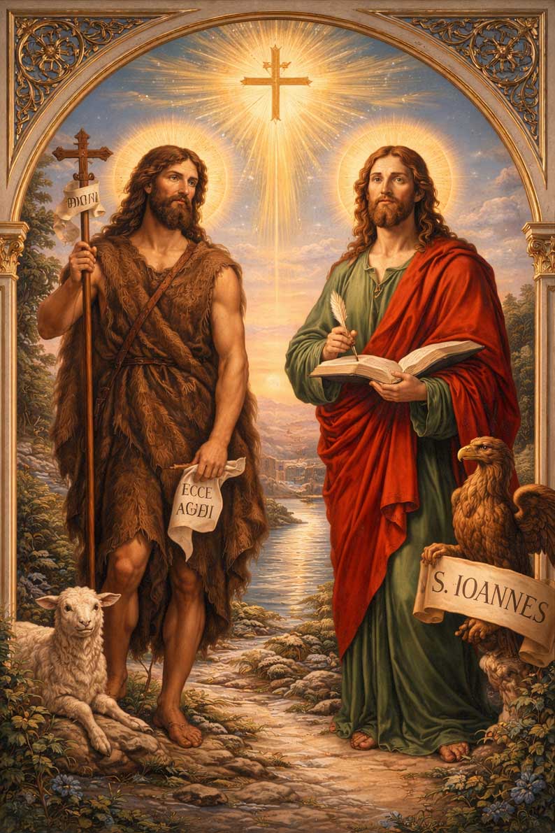 Saint Jean Baptiste et Saint Jean l&rsquo;Évangéliste(1)