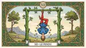 Le pendu Le tarot miroir des symboles