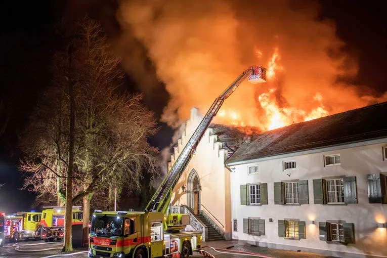 Incendie criminel d&rsquo;un Temple de Francs-maçons