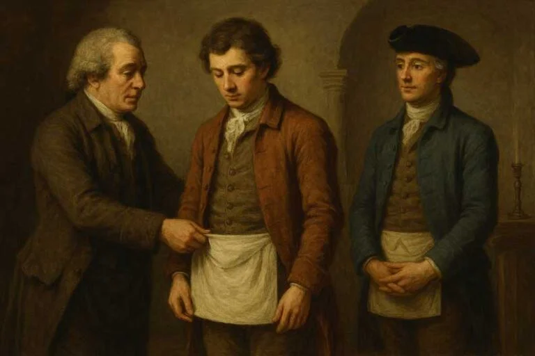 Le tablier d’Apprenti. Quand l’initiation te ceint d’un monde