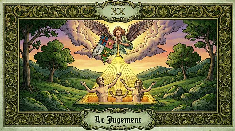 Le jugement arcane 20 du tarot