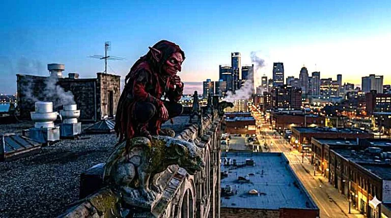 Légendes de France ou d’ailleurs : Le Nain Rouge, l’ombre écarlate de Detroit (USA)