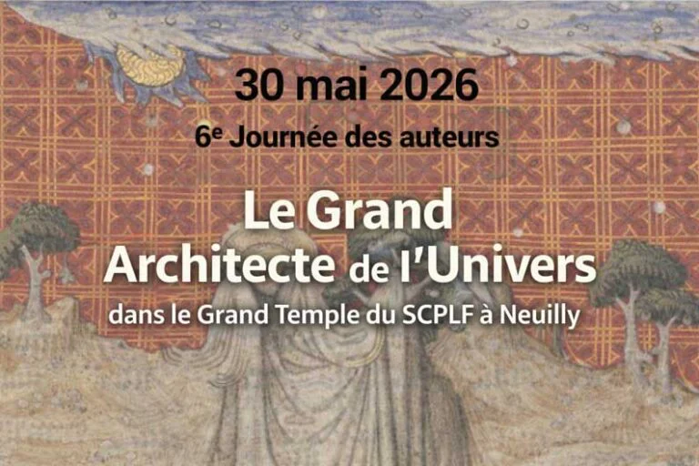 30/05/26 – Le Suprême Conseil pour la France vous invite à sa 6e Journée des auteurs