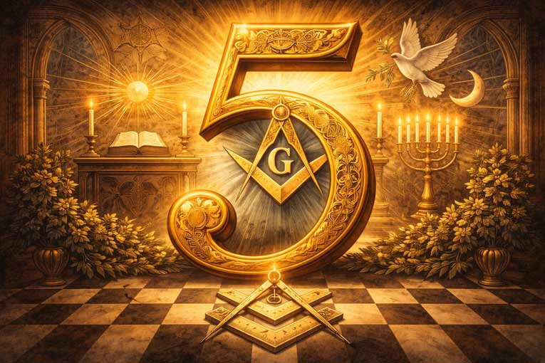 C comme Cinq en Franc-maçonnerie