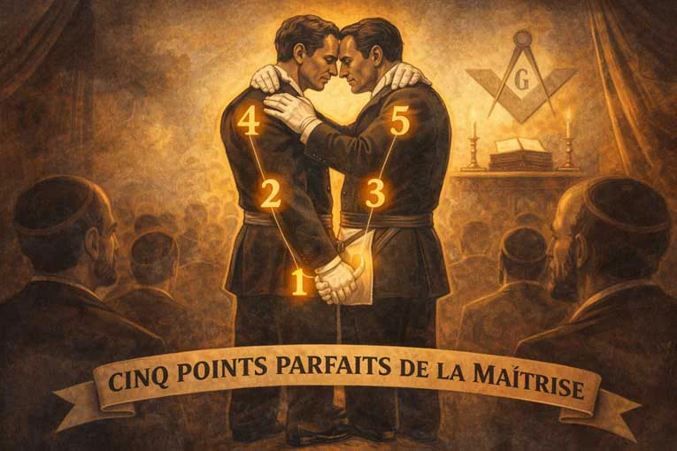 C comme Cinq points parfaits de la maîtrise en Franc-maçonnerie