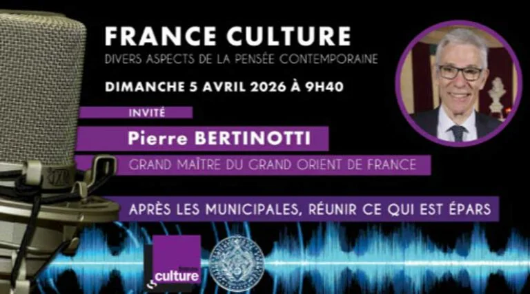 Pierre Bertinotti sur France Culture, le GODF sonne l’alarme civique