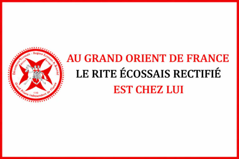 Au Grand Orient de France, le Rite Écossais Rectifié est chez lui