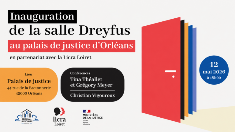12/05/26 : Orléans inaugure une Salle Dreyfus