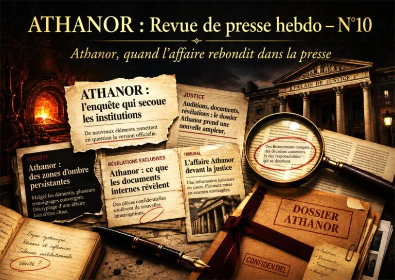 ATHANOR : Revue de presse hebdo – N°10