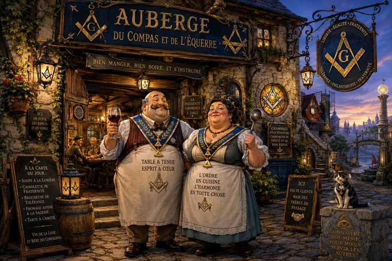 Auberges maçonniques (les couverts sont fournis)