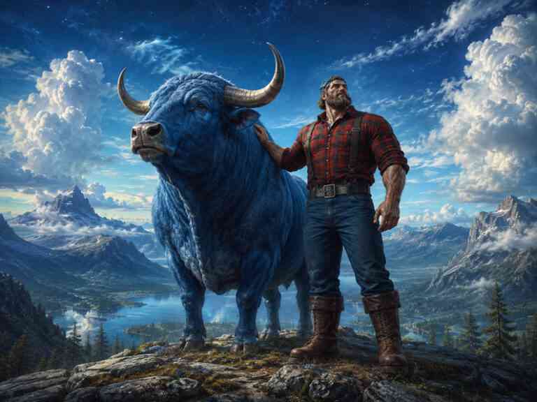 Légendes de France ou d’ailleurs : Paul Bunyan, le géant bûcheron qui tailla l’Amérique à coups de hache