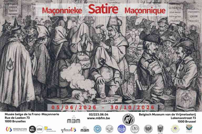 À Bruxelles, la « Satire Maçonnique » taille dans le vif du XIXe siècle