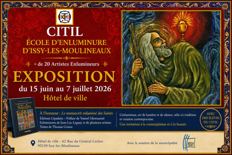 À Issy-les-Moulineaux, l’enluminure rallume la lumière des saints