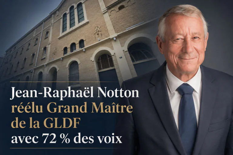 Jean-Raphaël Notton réélu Grand Maître de la GLDF