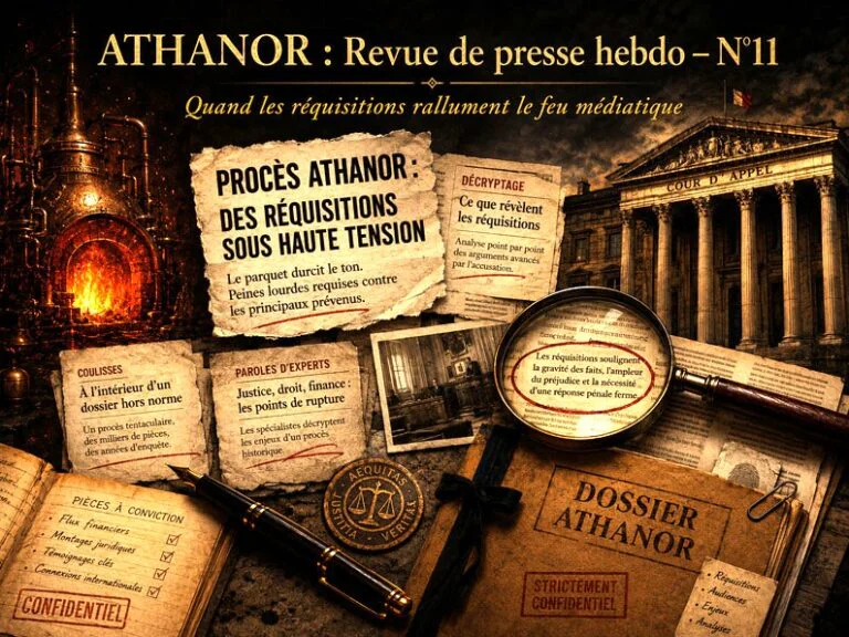 ATHANOR&nbsp;: Revue de presse hebdo – N°11