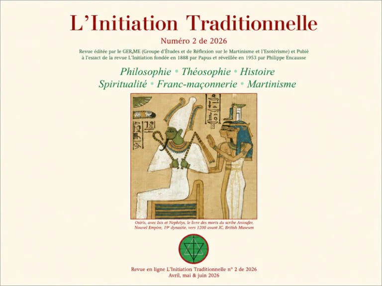 Sous le voile, la parole se relève – Les chemins de la réintégration dans « L’Initiation Traditionnelle »