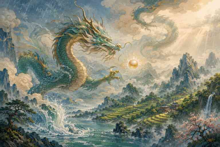 Bestiaire initiatique : le dragon chinois – La puissance bienveillante entre Terre et Ciel